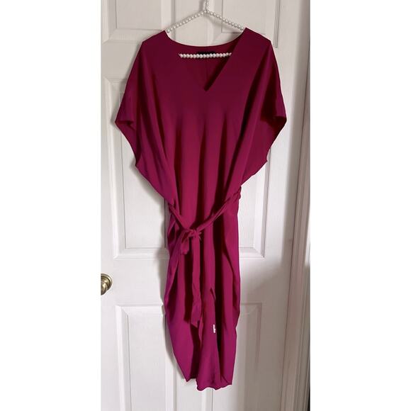 HATCH Maternity The Riviera Dress in Pink Punch OS one size P - Picture 1 of 7